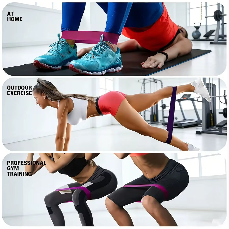 5Pcs Portable Resistance Bands Set