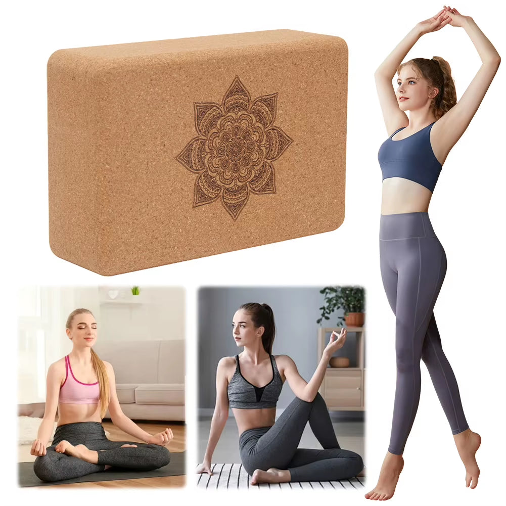 Cork Yoga Block Eco-Friendly Natural Cork