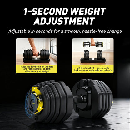 All-In-One Adjustable Dumbbells (Pair)