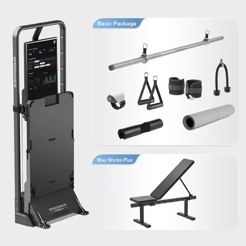 All-in-One Smart Home Gym – Digital Cable Resistance Trainer