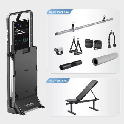 All-in-One Smart Home Gym – Digital Cable Resistance Trainer