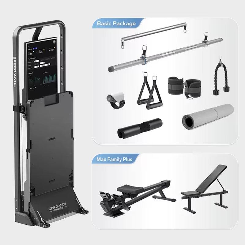 All-in-One Smart Home Gym – Digital Cable Resistance Trainer