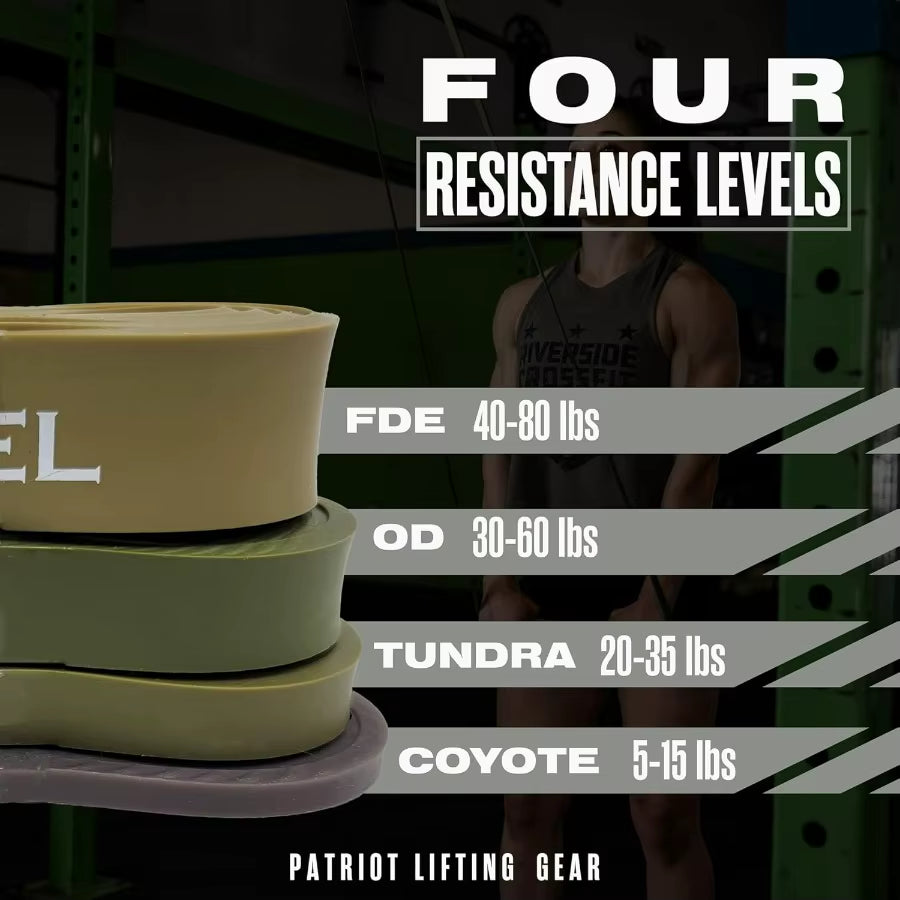 Pull up Assistance Bands for Working Out - Resistance Bands Set for Men, Exercise, Workout, Fitness, Strength, Weightlifting, Tr