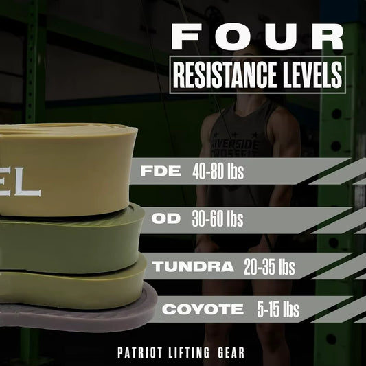 Pull up Assistance Bands for Working Out - Resistance Bands Set for Men, Exercise, Workout, Fitness, Strength, Weightlifting, Tr