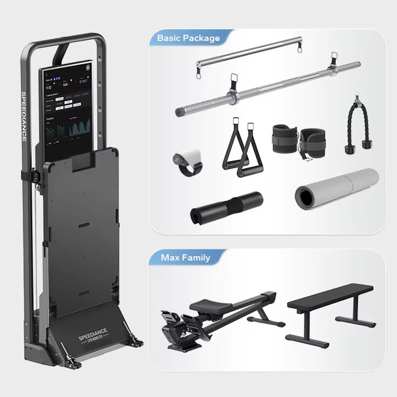 All-in-One Smart Home Gym – Digital Cable Resistance Trainer