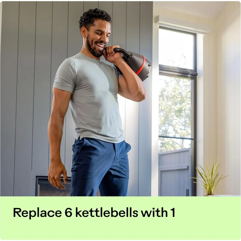 Selecttech 8 - 40 Lbs Adjustable Kettlebell
