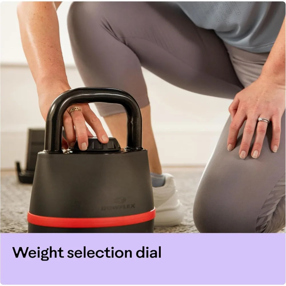 Selecttech 8 - 40 Lbs Adjustable Kettlebell