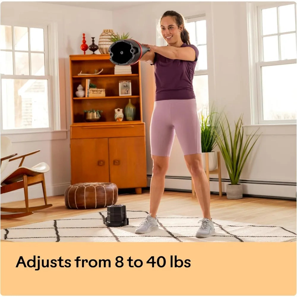Selecttech 8 - 40 Lbs Adjustable Kettlebell