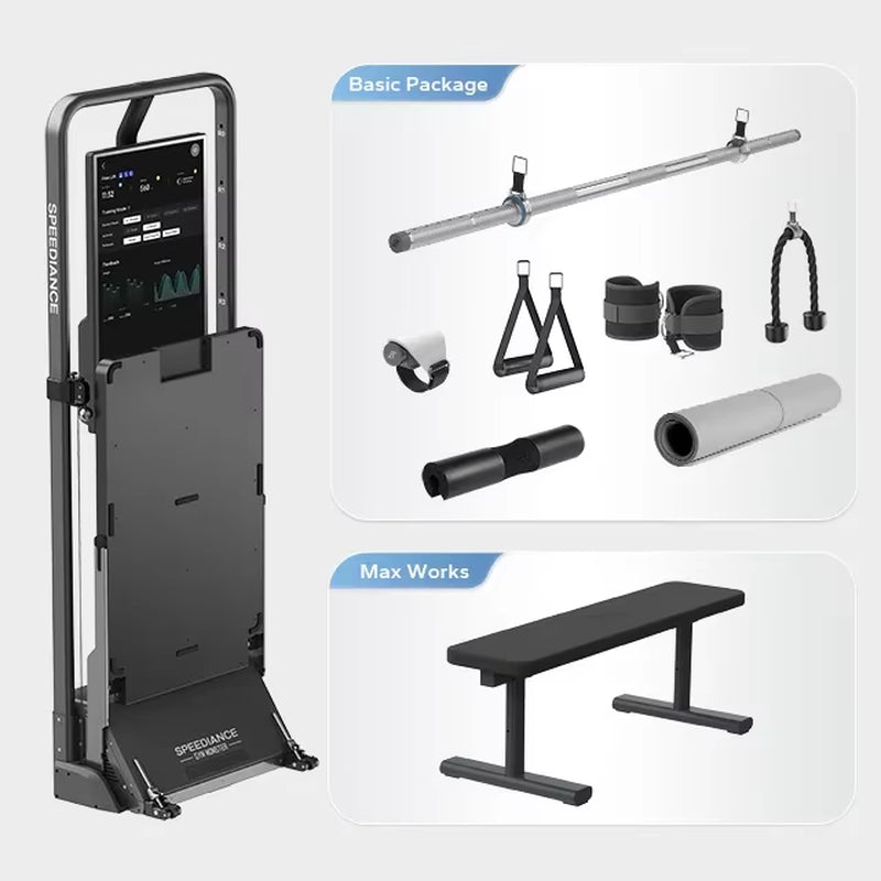 All-in-One Smart Home Gym – Digital Cable Resistance Trainer
