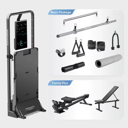 All-in-One Smart Home Gym – Digital Cable Resistance Trainer