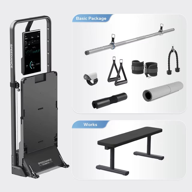 All-in-One Smart Home Gym – Digital Cable Resistance Trainer