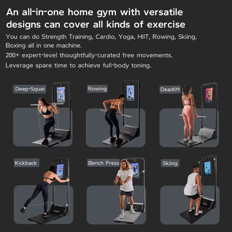 All-in-One Smart Home Gym – Digital Cable Resistance Trainer