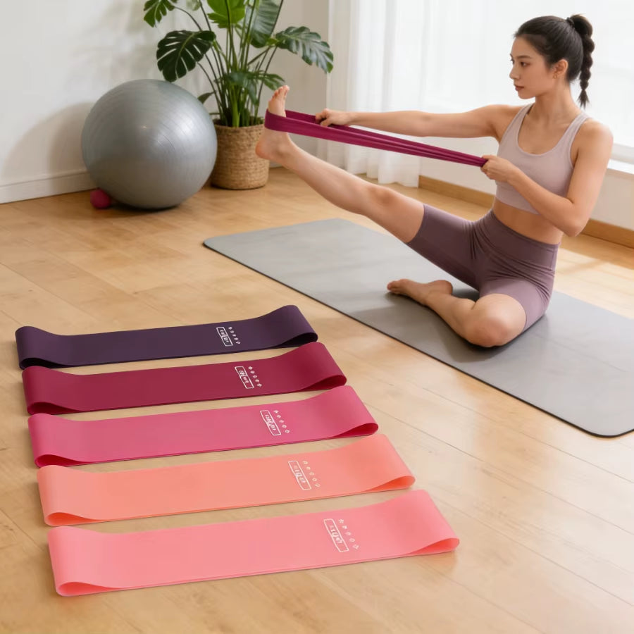 5Pcs Portable Resistance Bands Set